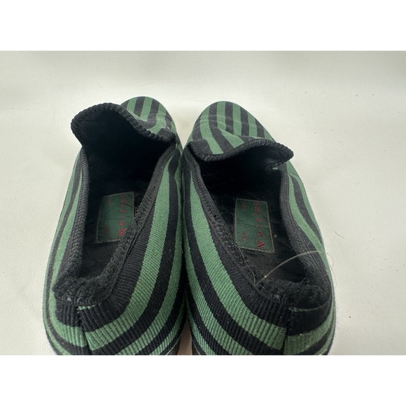 Shipton Smoking Loafers Men\'s Green Striped‎ Slip On Shoes UK 8 US 9 main image 3
